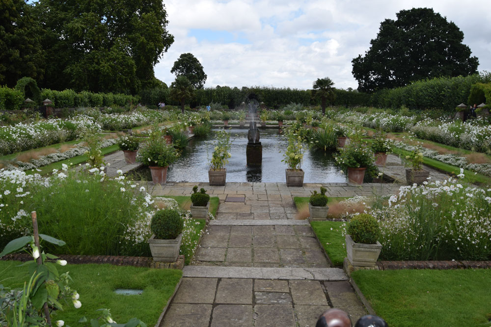 Sunken garden at Kensington Palace