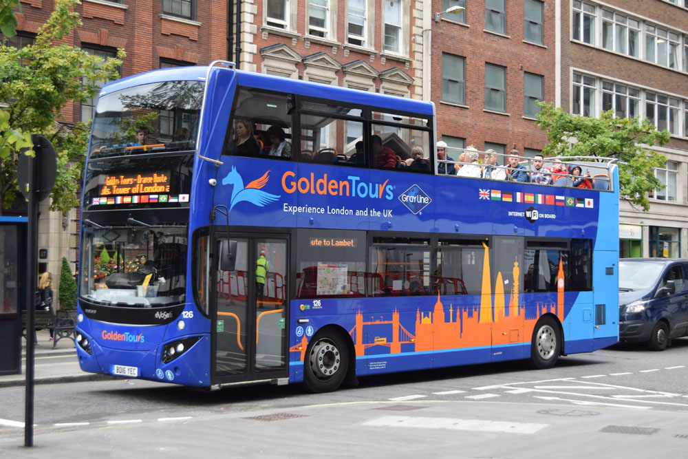 London tour bus