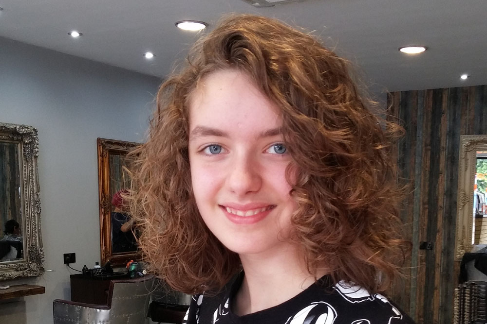 Maddie's new haircut
