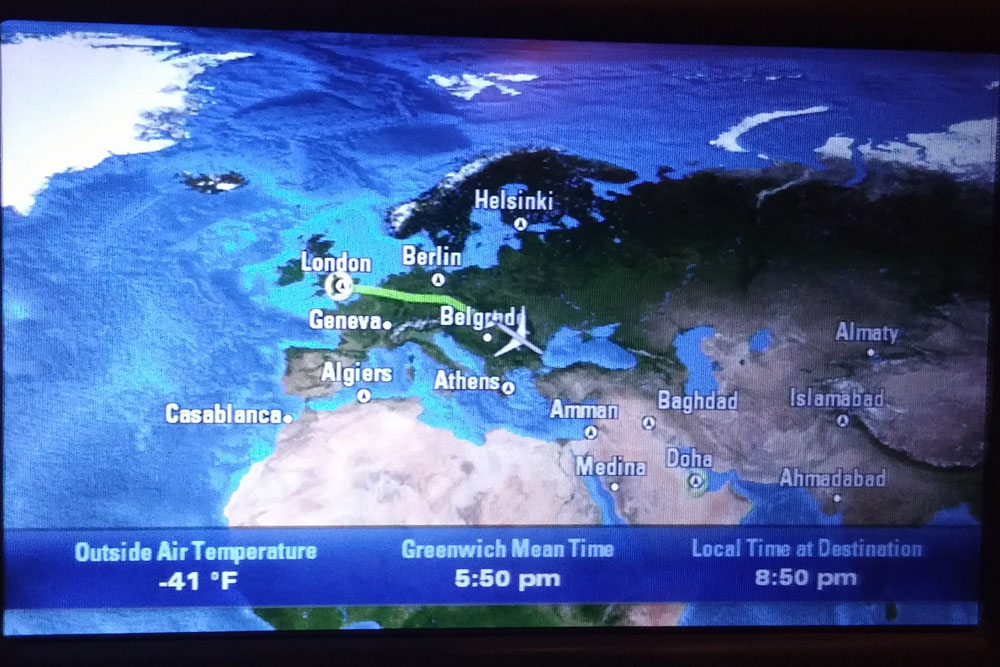 En-route to Doha